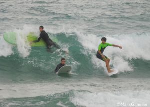 Surfing in Barcelona
