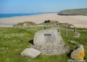 The beach in Perranporth