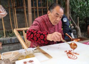 Sugar art in Chengdu