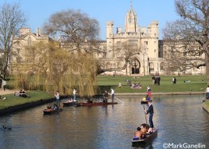 Punting at St Johns College Cambridge