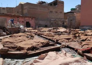 Working in the Tanneries, Marrakech