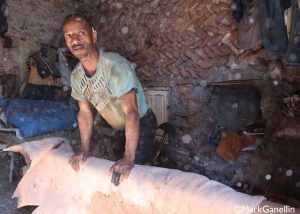The Tanneries, preparing the hide